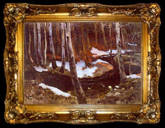 framed  Ferdynand Ruszczyc Ruczaj lesny, ta009-2